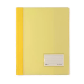 Durable gyorsfűző, A4, extra erős, széles, sárga