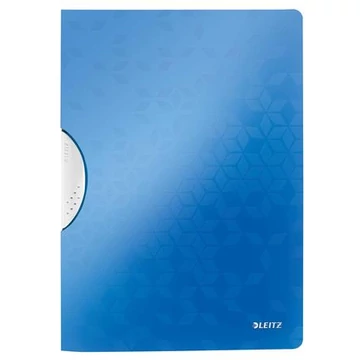 Leitz Wow ColorClip gyorsfűző, klipes, PP, A4, kék