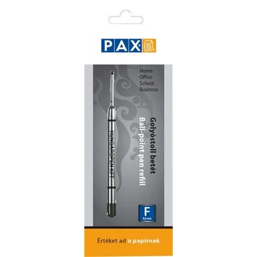 Pax golyóstollbetét, 0,8 mm, fekete