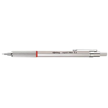 Rotring Rapid Pro nyomósirón, 0,5 mm, ezüst