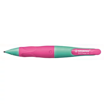 Stabilo EasyErgo Start jobbkezes nyomósirón, 1,4 mm, türkiz/rózsaszín