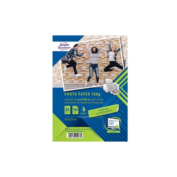 Avery fényes fotópapír A4, 180g, 100 lap