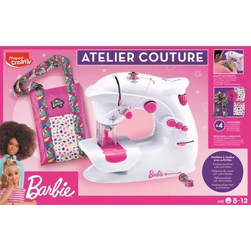 Barbie atelier couture játék varrógép készlet