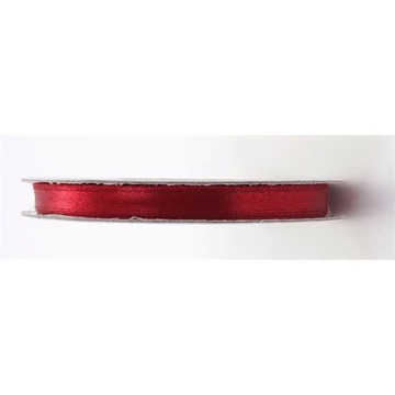 Szatén szalag, 6 mm, bordó