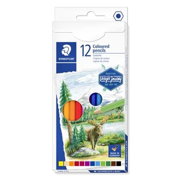 Staedtler színes ceruza készlet, hatszögletű, 146c, 12 különböző szín