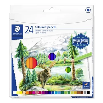 Staedtler színes ceruza készlet, hatszögletű, 146 c, 24 különböző szín