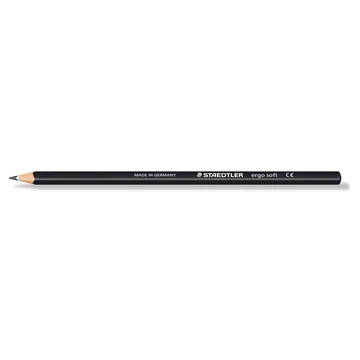 Staedtler színes ceruza, háromszögletű, Ergo soft 157, fekete