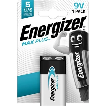 Energizer Max Plus 9V elem, 1db