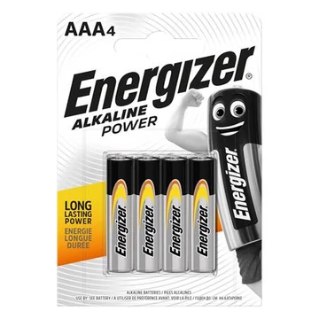 Energizer Alkaline Power ceruzaelem, AAA, 4 db