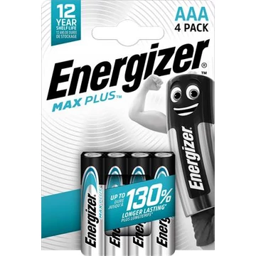 Energizer Max Plus ceruzaelem, AAA, 4 db