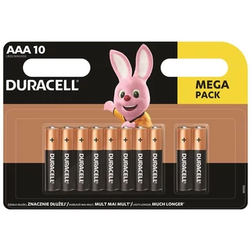 Duracell Basic ceruzaelem, AAA, 10 db