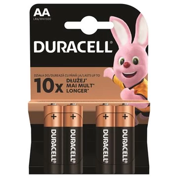 Duracell Basic ceruzaelem, AA, 4 db