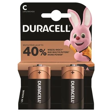 Duracell Basic C baby elem, 2 db