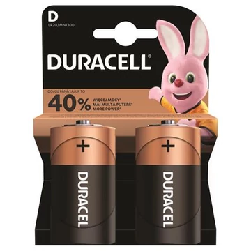 Duracell Basic D góliát elem, 2 db