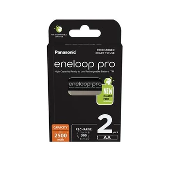 Panasonic Eneloop Pro tölthető ceruzaelem, AA, 2x2500 mAh