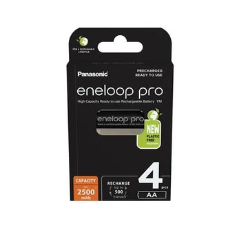 Panasonic Eneloop Pro tölthető ceruzaelem, AA, 4x2500 mAh