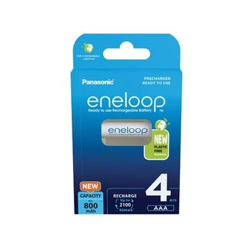 Panasonic Eneloop tölthető ceruzaelem, AAA, 4x800 mAh