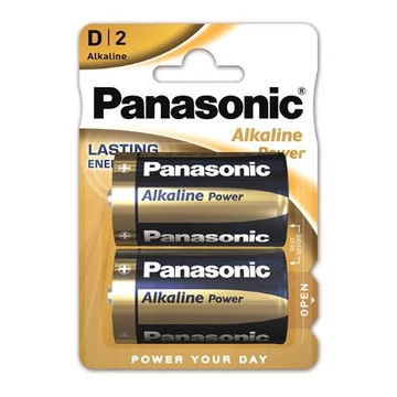 Panasonic Alkaline Power D góliát elem, 2 db