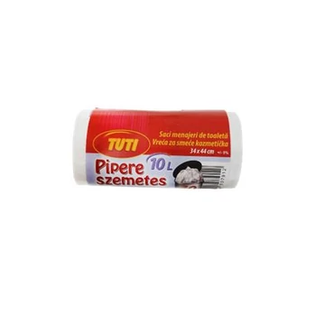 Tuti szemeteszsák, pipere, 10 l, 40 db
