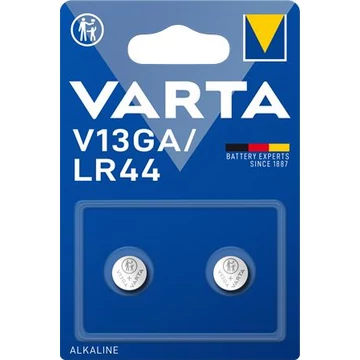 Varta V13GA/LR44/A76 gombelem, 2 db