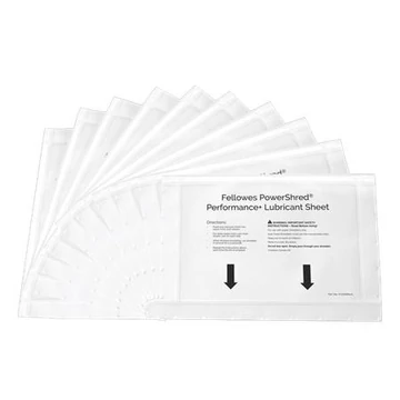 Fellowes PowerShred olajozó lapok, 10 db