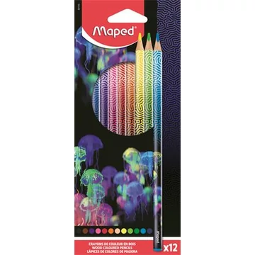 Maped Deepsea Paradise színes ceuza készlet, háromszögletű, 12 db