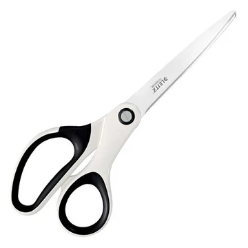 Olló, irodai, 20,5 cm, Leitz wow titán, fehér