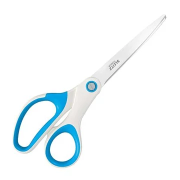 Olló, irodai, 20,5 cm, Leitz wow titán, kék