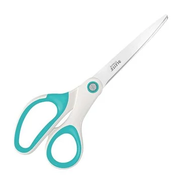 Olló, irodai, 20,5 cm, Leitz wow titán, jégkék
