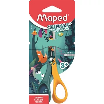 Maped Jungle Fever óvodai olló, 12 cm, vegyes színek