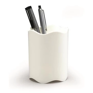 írószertartó, műanyag, Durable, trend, fehér