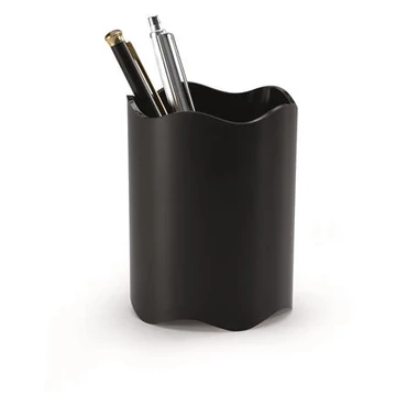 írószertartó, műanyag, Durable, trend, fekete
