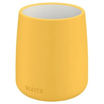 írószertartó, kerámia, Leitz cosy, melegsárga