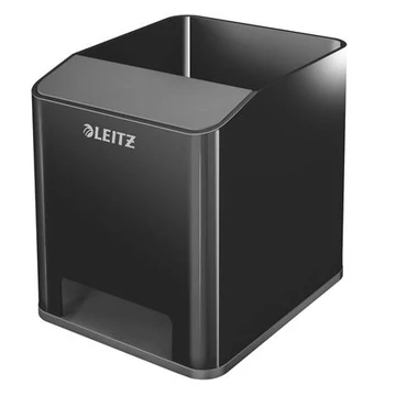 írószertartó, kettős színhatású, Leitz duo, fekete