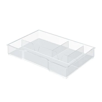 Rendszerező tálca Leitz plus/wow cube fiókos irattárolókhoz, Leitz, áttetsző