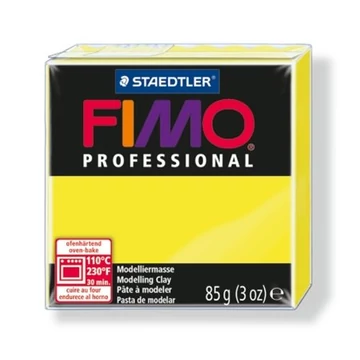Gyurma, 85 g, égethető, Fimo professional, sárga