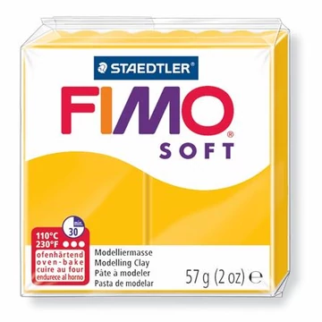 Gyurma, 57 g, égethető, Fimo soft, napsárga