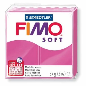 Gyurma, 57 g, égethető, Fimo soft, málna