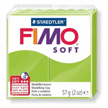 Gyurma, 57 g, égethető, Fimo soft, alma zöld