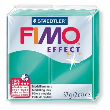 Gyurma, 57 g, égethető, Fimo effect, áttetsző zöld