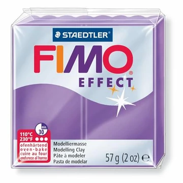 Gyurma, 57 g, égethető, Fimo effect, áttetsző bíborlila
