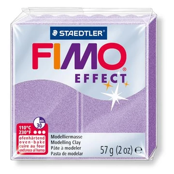 Gyurma, 57 g, égethető, Fimo effect, lila gyöngyház