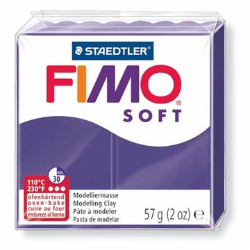 Gyurma, 57 g, égethető, Fimo soft, szilva