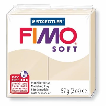 Gyurma, 57 g, égethető, Fimo soft, szahara
