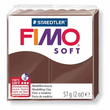 Gyurma, 57 g, égethető, Fimo soft, csokoládé