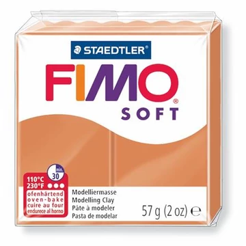 Gyurma, 57 g, égethető, Fimo soft, konyak