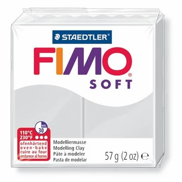 Gyurma, 57 g, égethető, Fimo soft, delfinszürke