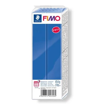 Gyurma, 454 g, égethető, Fimo soft, ragyogókék