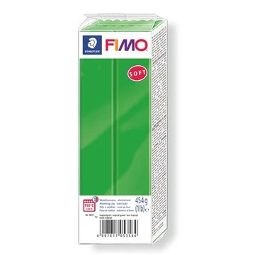 Gyurma, 454 g, égethető, Fimo soft, trópusi zöld