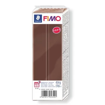 Gyurma, 454 g, égethető, Fimo soft, csokoládé